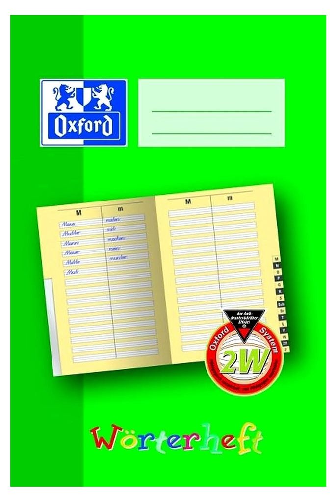 Oxford 100059868, Grün, A5, 90 g/m² Produktbild 