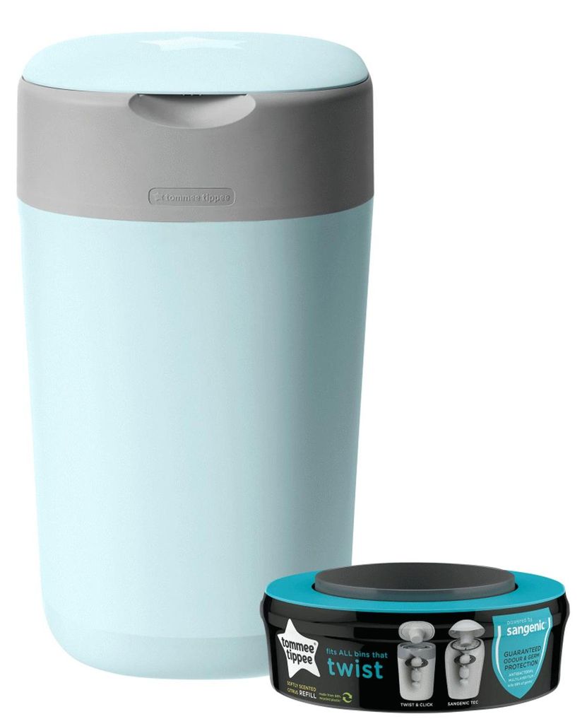 TOMMEE TIPPEE Windeleimer Twist&Click Sangenic blau
