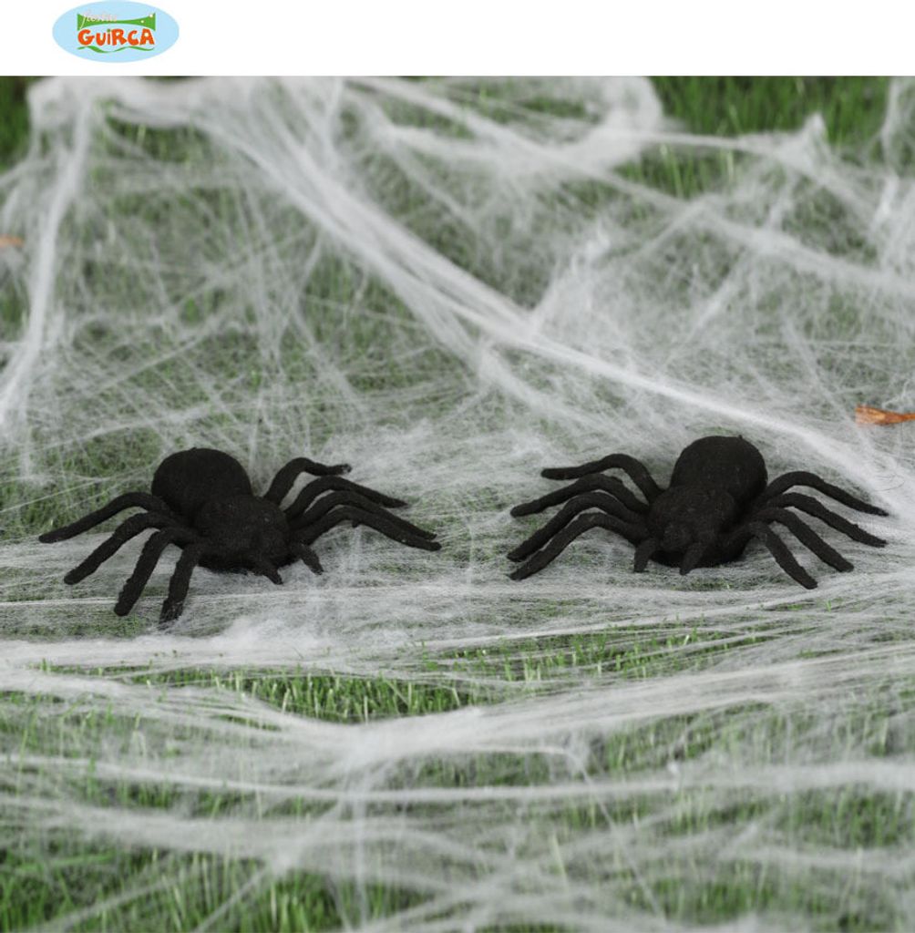 2 Spinnen Spinne Dekoration Halloween ca. 7 x 9 cm Produktbild 