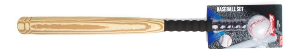 Baseballová palica, 60 cm, spolu s penovým loptičkou, Obrázok produktu 