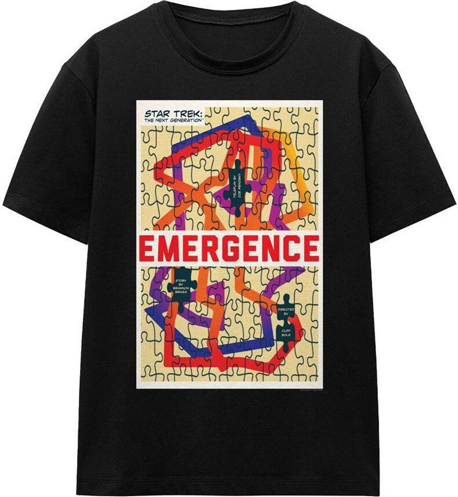 Star Trek - "The Next Generation Season 7 Episode 23" T-Shirt für Herren/Damen Uni TV16621 (M) (Schwarz)