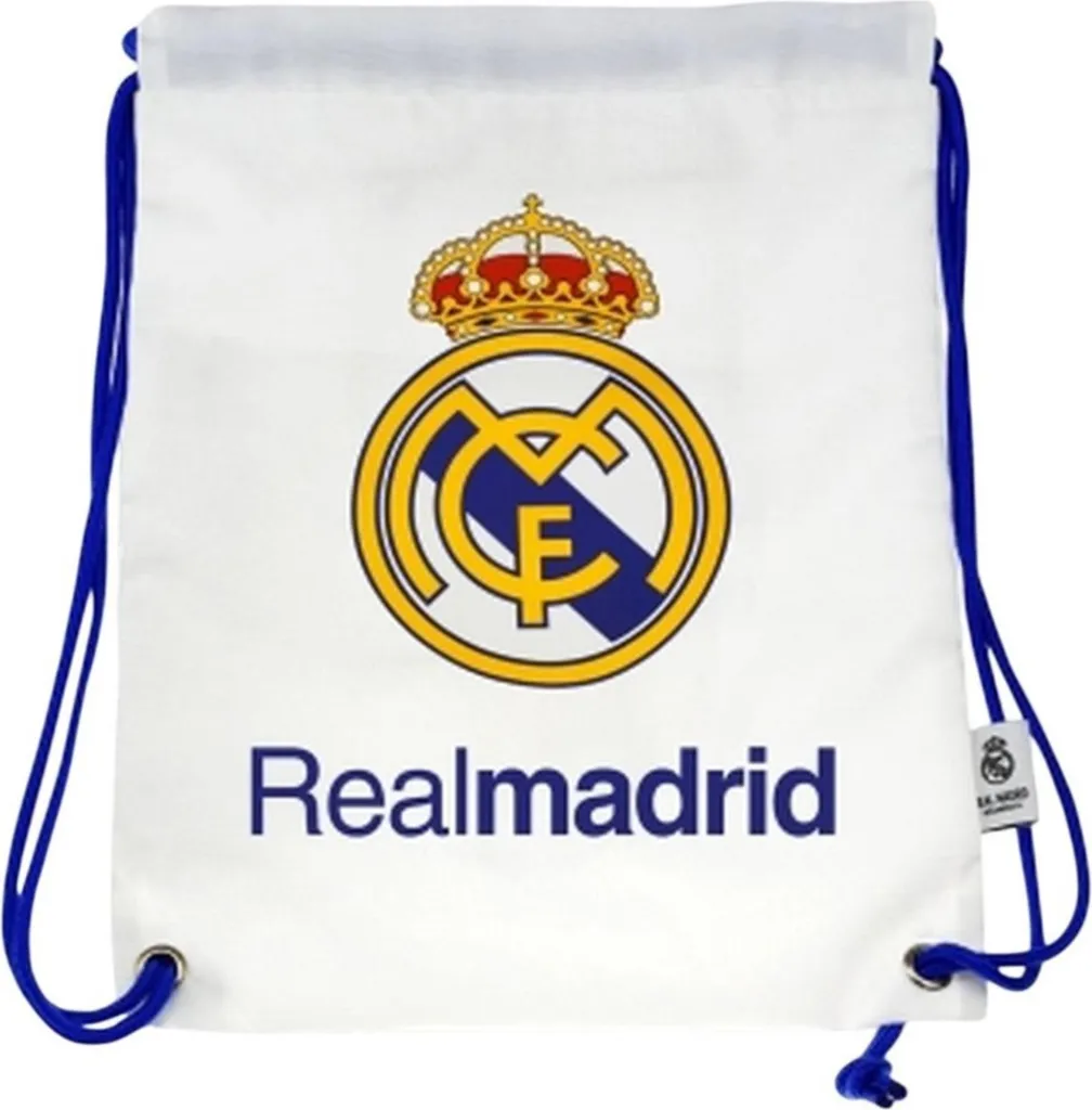 Sac de sport Real Madrid blanc 1ST résistant pour linge humide