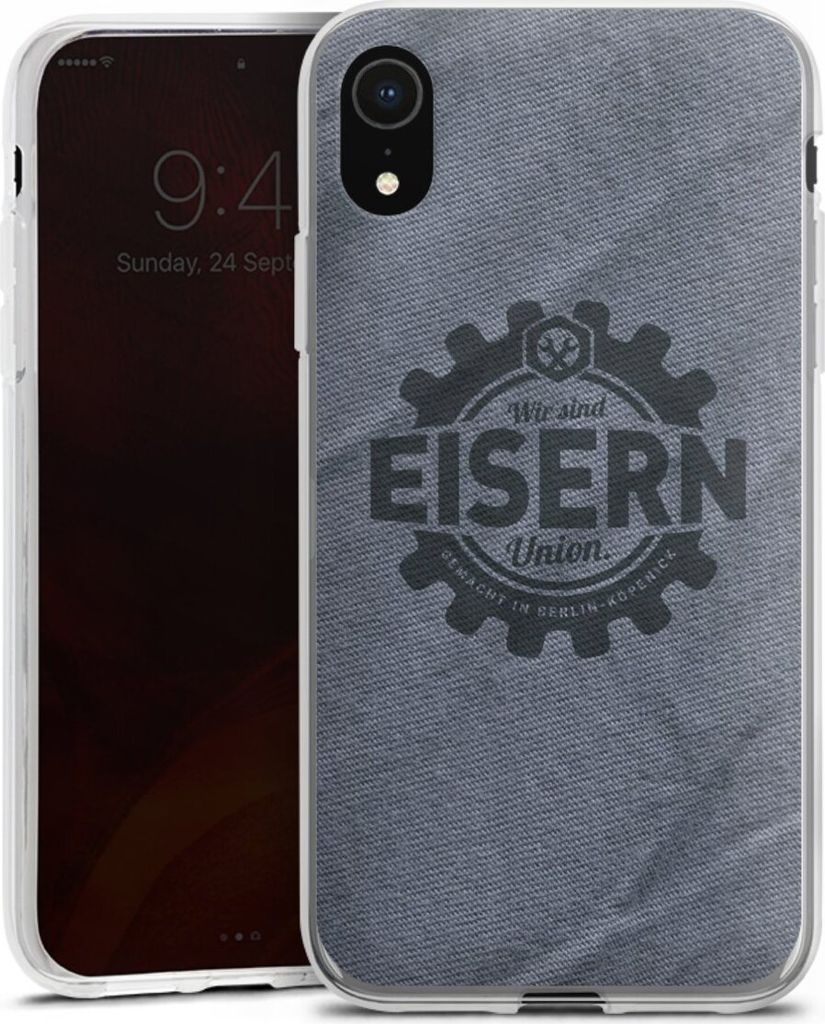 DeinDesign Handyhülle für Apple iPhone Xr Silikon Hülle Case Smartphone Schutzhülle 1. FC Union Berlin FCU Offizielles Lizenzprodukt