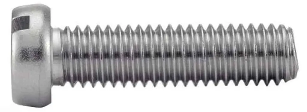 200 Vis à Métaux DIN 84 M5x20 mm Inox A4 Tête Cylindrique D-Work