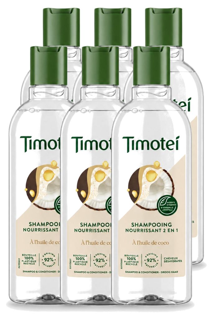 6 x Šampón Timotei 2 v 1, výživný - 300 ml - výhodný balík Obrázok produktu 