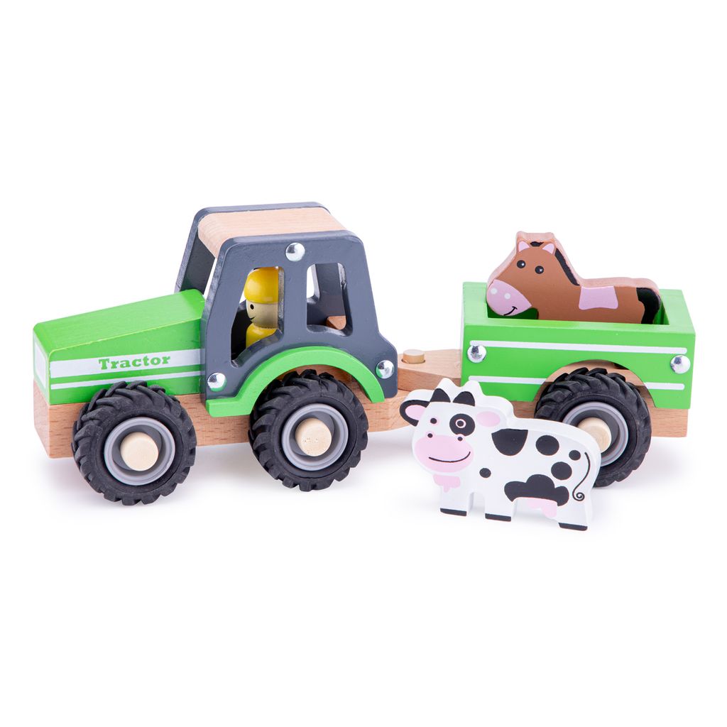 New Classic Toys 11941, Traktor, 1,75 lat(a), Drewno, Zdjęcie produktu 