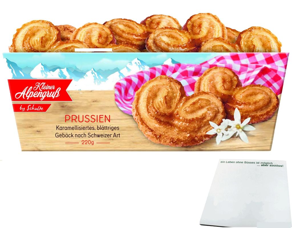 Schulte Kleiner Alpengruss Prussien (220g Packung) + usy Block