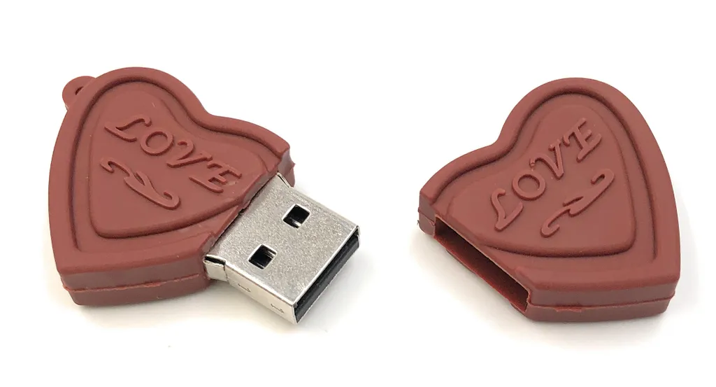 Clé USB 128 Go USB 3.0 Rapide pour Ne Plus Perdre vos Données Cœur