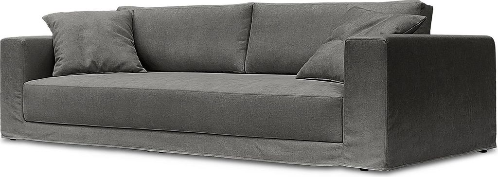 home24 Bigsofa mit Wechselbezug - Webstoff