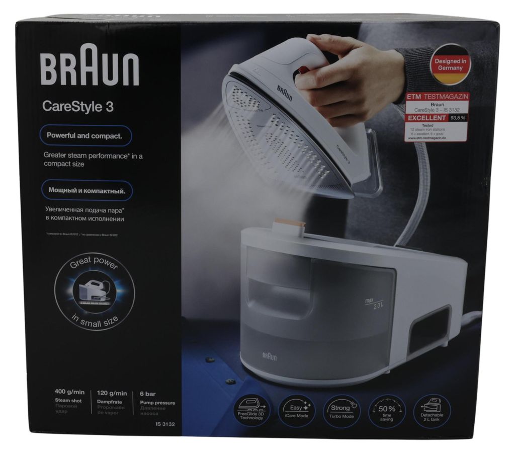 Braun CareStyle 3 IS3132WH, 2400 W, 400 g/min, EloxalPlus Produktbild 