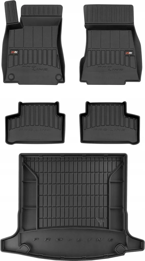 SET di tappetini in gomma 3D Mercedes CLA X118 station wagon dal 2019-