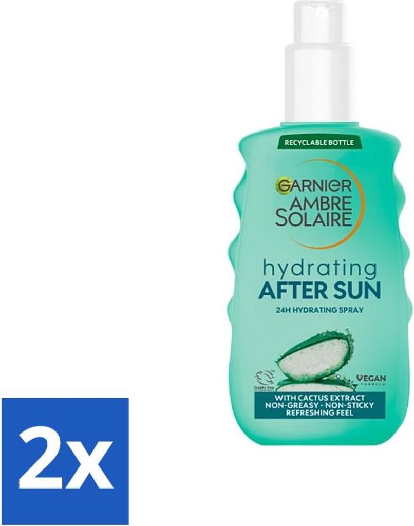 Garnier - Ambre Solaire - After-Sun-Spray - Pflegend - 150 ml - Vorteilspack - 2 Stücke
