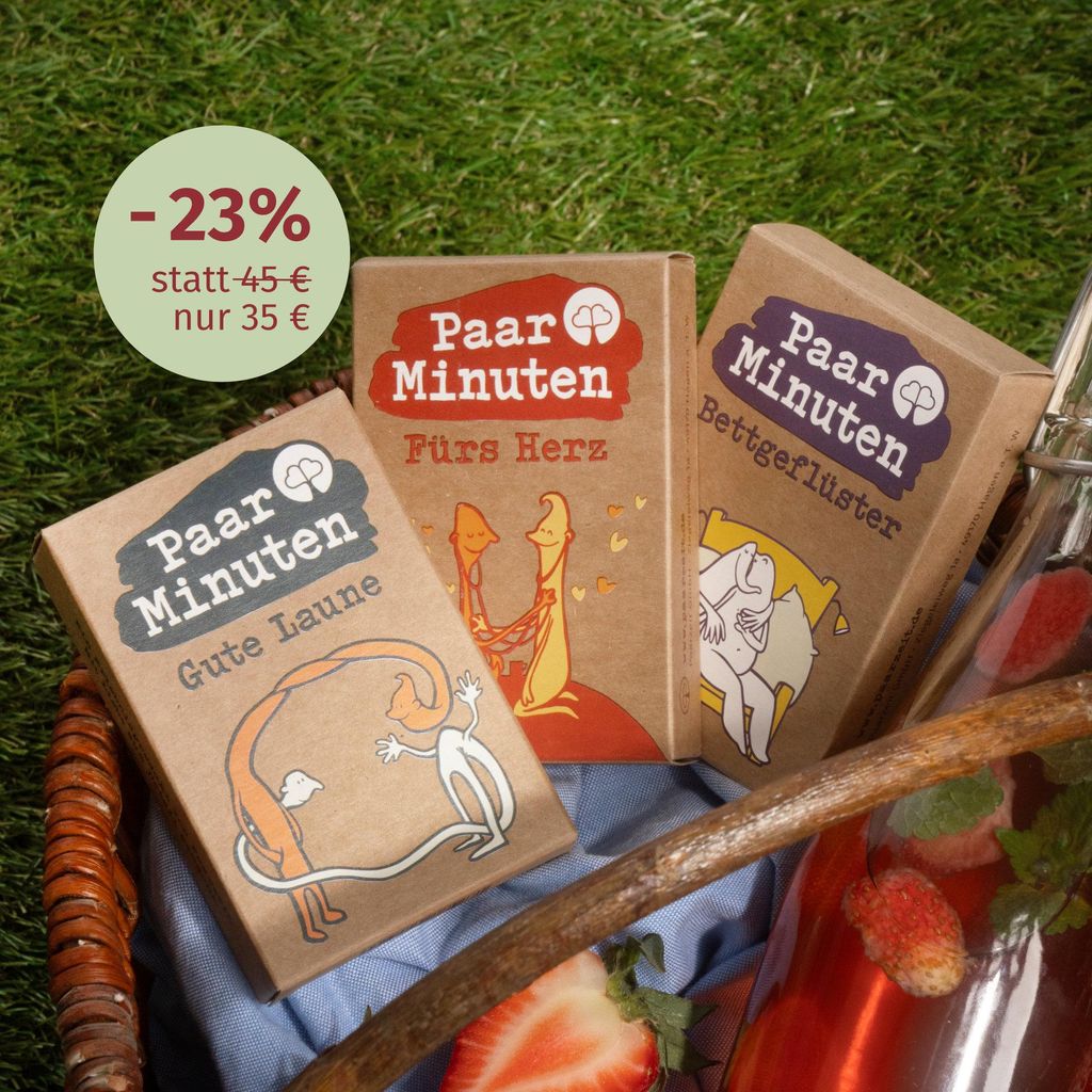 PaarMinuten Dreierpack – 150 spielerische Gesprächsimpulse Produktbild 