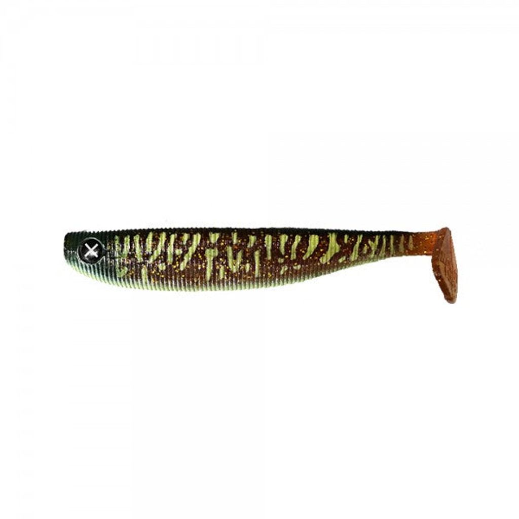 Monkey Lures Fat Lui 18cm - Gummifisch, Monkey Lures Farbe:Vanilla Cognac
