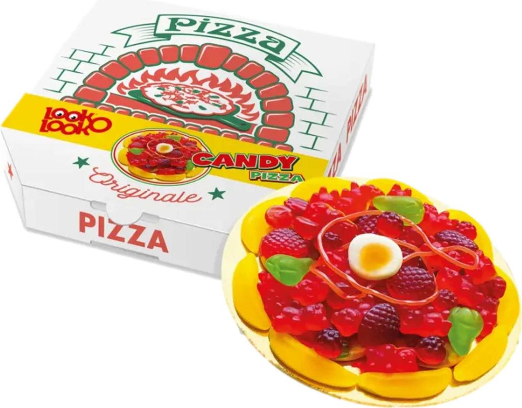 Look O Look Medium Candy Pizza ovocná žvýkačka s ovocnou Obrázek produktu 