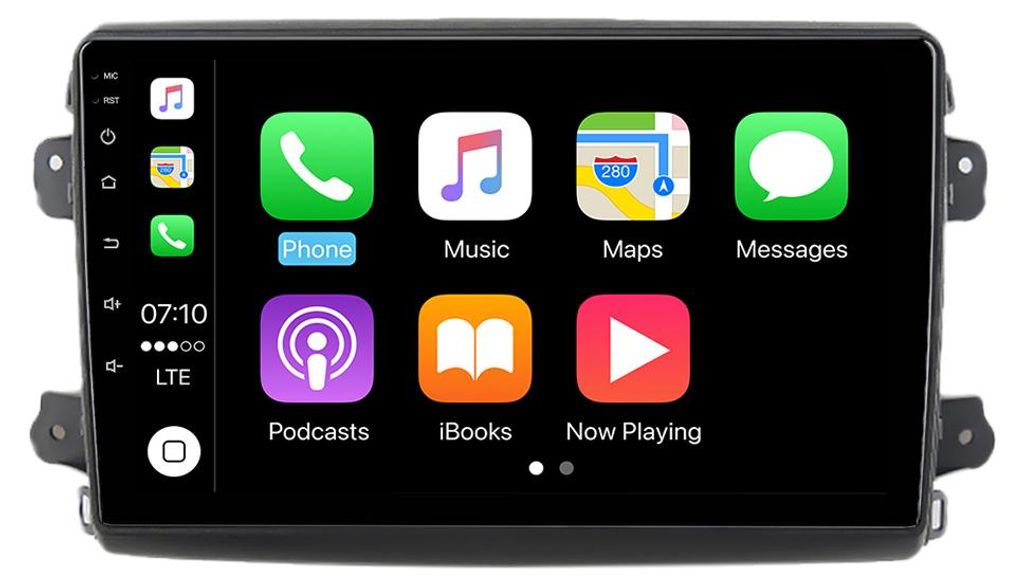 8+256GB Android Radio für Fiat Ducato 8 2021-2025 CarPlay Upgrade Navi Bluetooth Lenkradsteuerung GPS