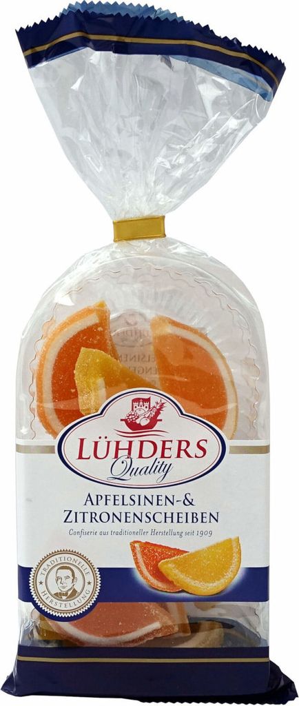 Lühders Apfelsinen- & Zitronenscheiben 175g Produktbild 