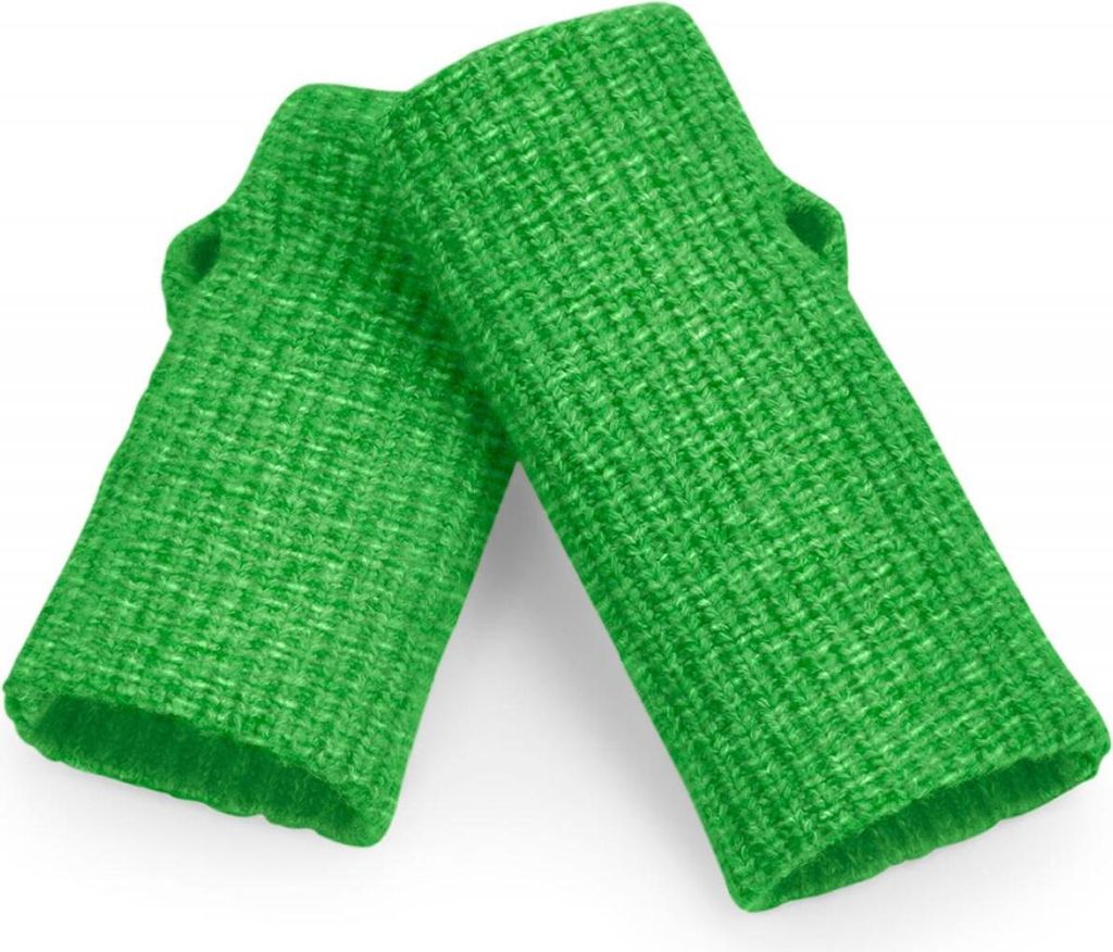 Beechfield B397R | Colour Pop Hand Warmers Handschuhe - Farbe: Bright Green - Größe: One Size