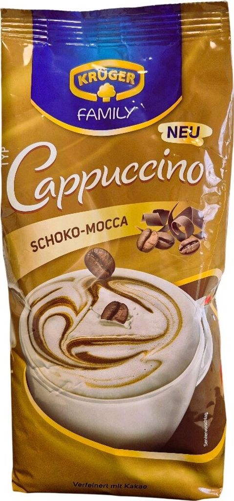 A bag of Krüger Family Schoko Mocca Cappuccino.