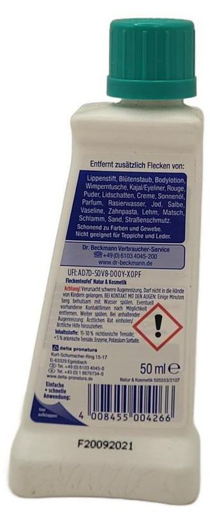 Fleckenteufel Natur & Kosmetik, Reinigungsmittel Produktbild 