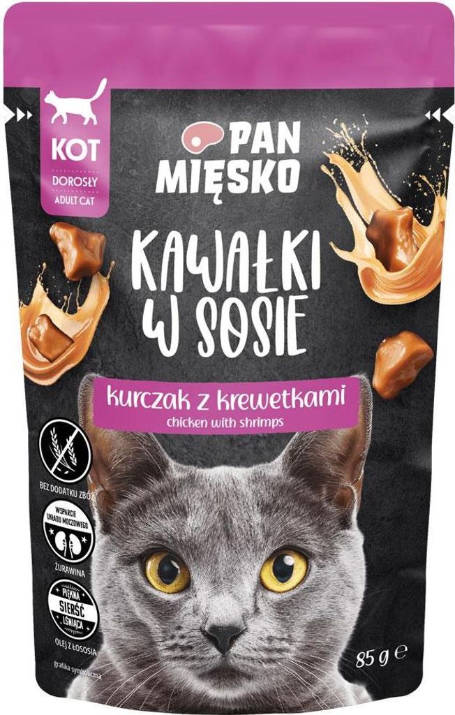 PAN MIĘSKO Morceaux en sauce Poulet aux crevettes - Image du produit 