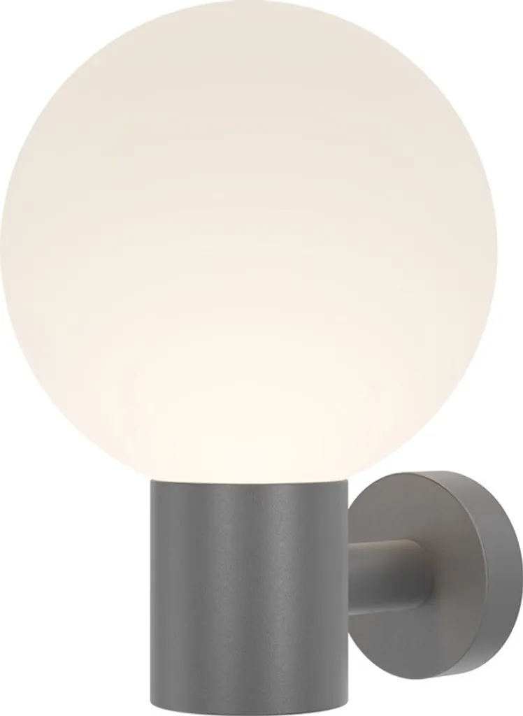 Applique Murale de Jardin Maytoni BOLD Gris Aluminium pour Terrasse IP54