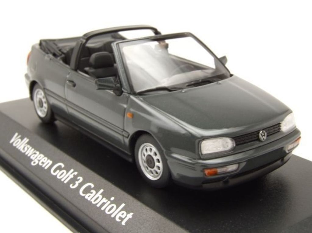 Maxichamps 940055531 VW Golf 3 Cabrio 1997 grau metallic Produktbild 13
