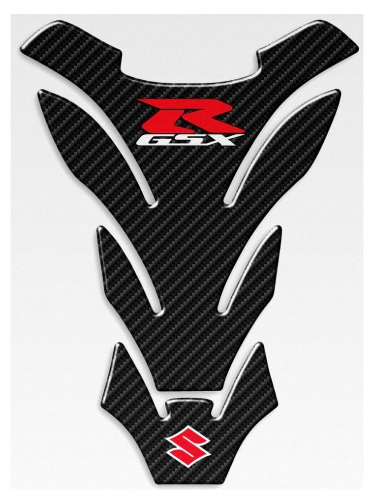 Selbstklebender Tankpad aus Harz 3D Tankschutz für Motorrad SUZUKI GSX-R