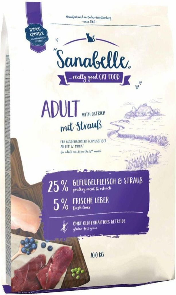 BOSCH Sanabelle Adult Ostrich - sucha karma dla kotów - 10 Zdjęcie produktu 