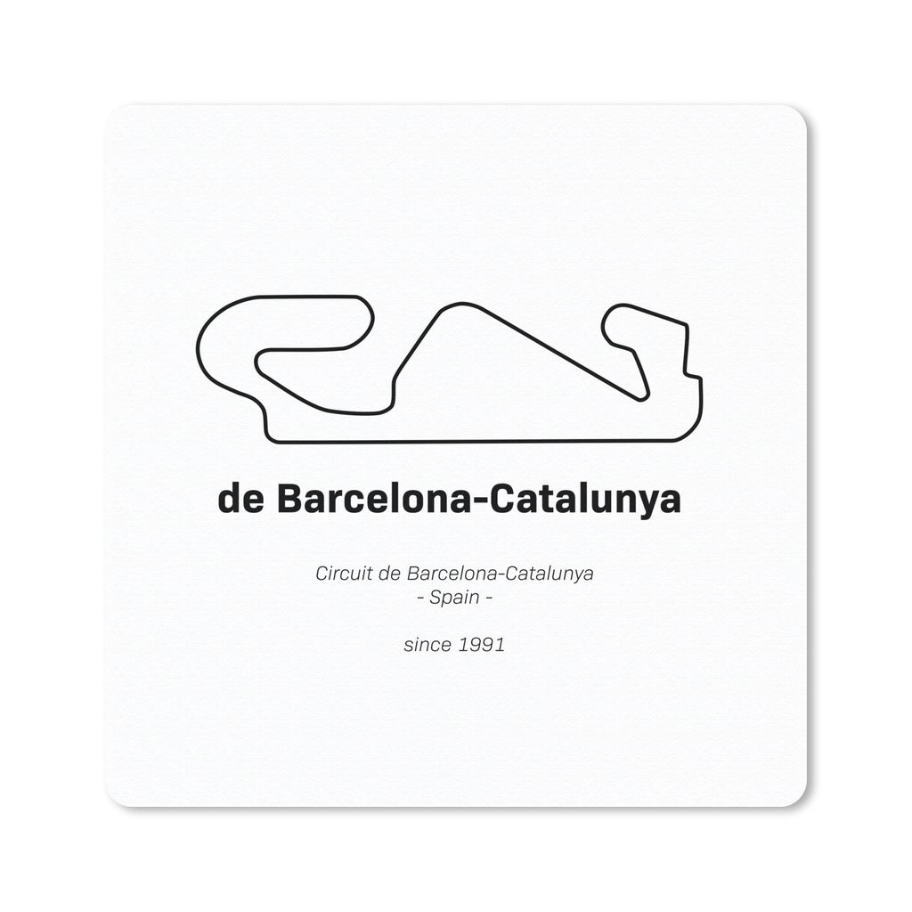MuchoWow® Mauspad Mousepad F1 - Rennstrecke - Barcelona Produktbild 