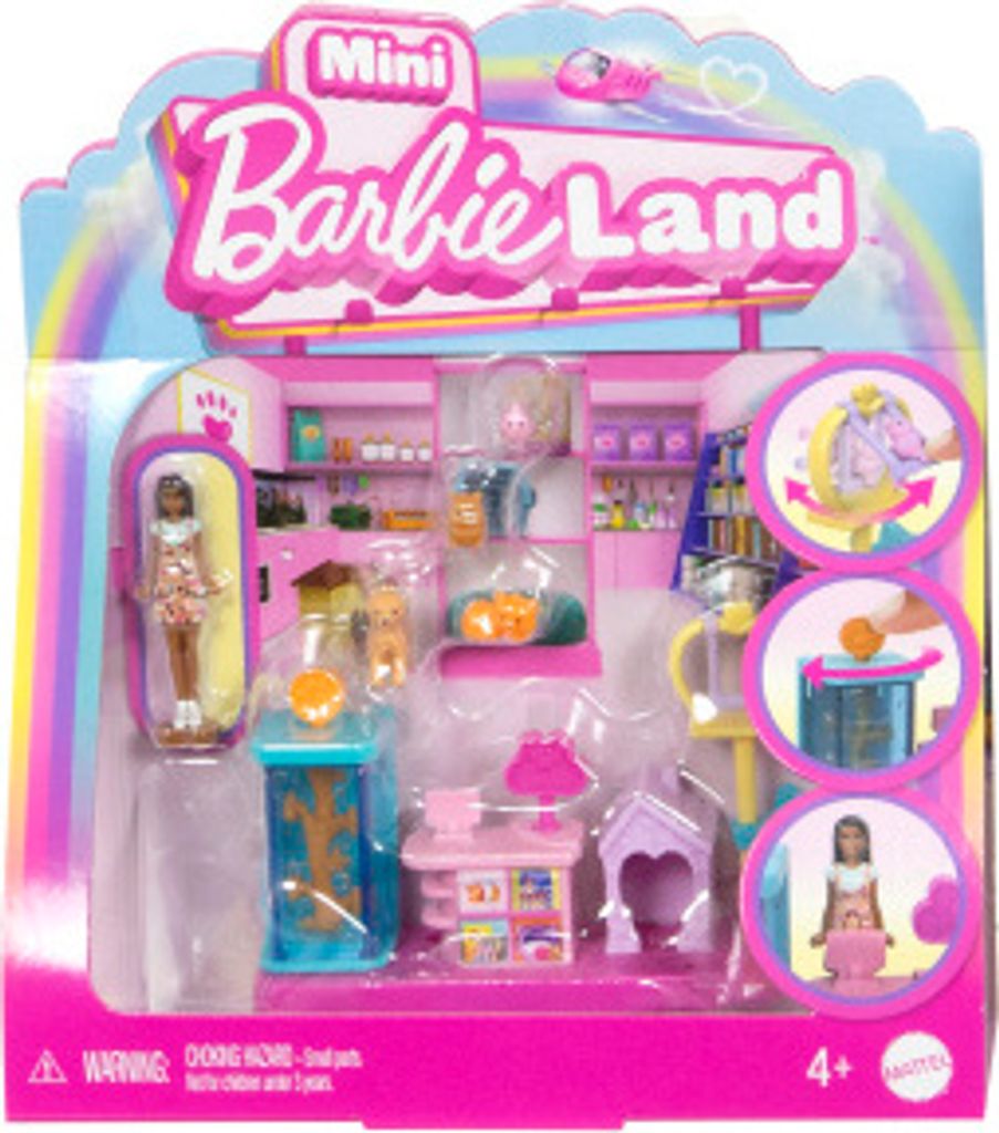 Barbie Mini BarbieLand JCR30, Mini lalka, Damski, 4 lat(a), Zdjęcie produktu 