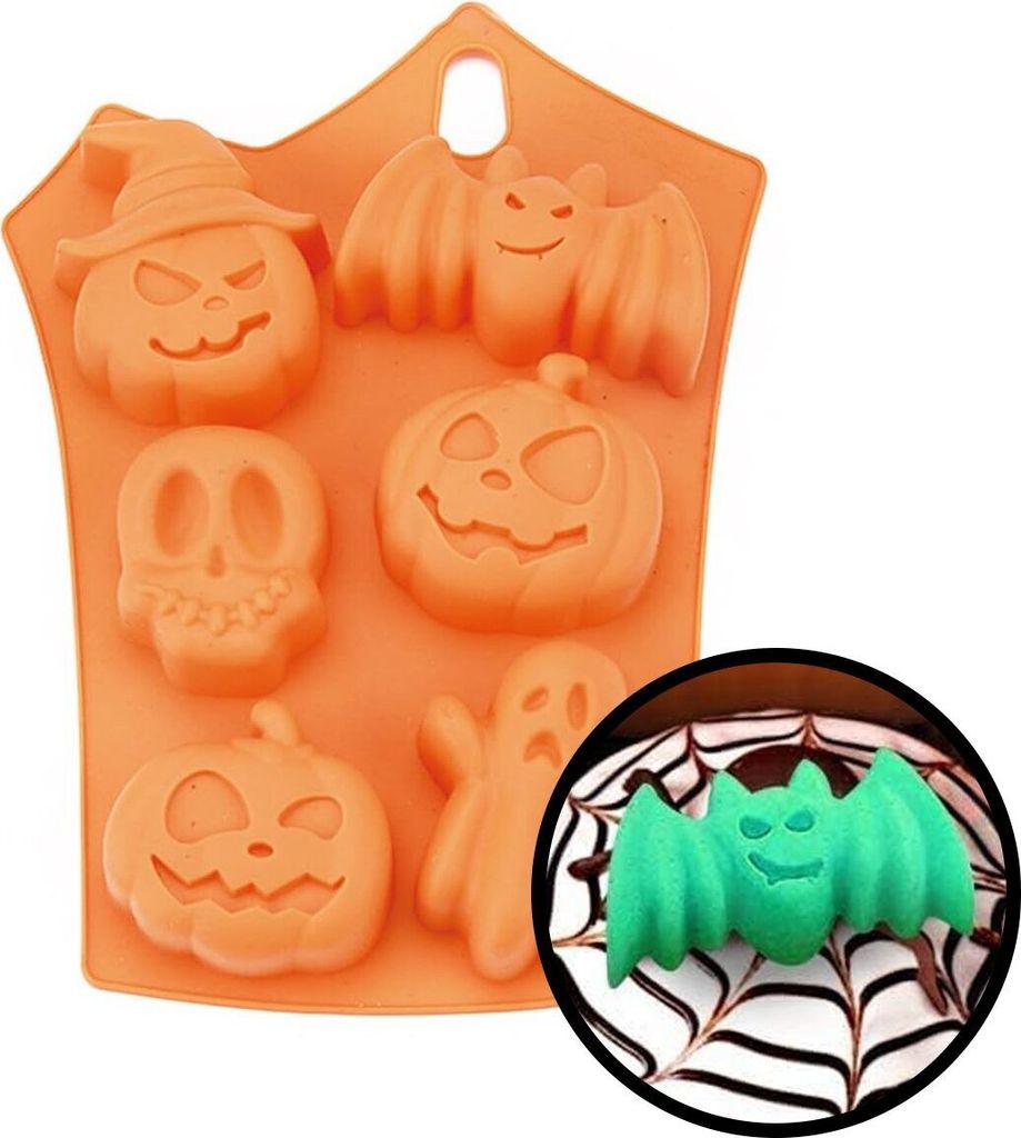 Halloween Figuren Silikonform 6fach Halloween Deko