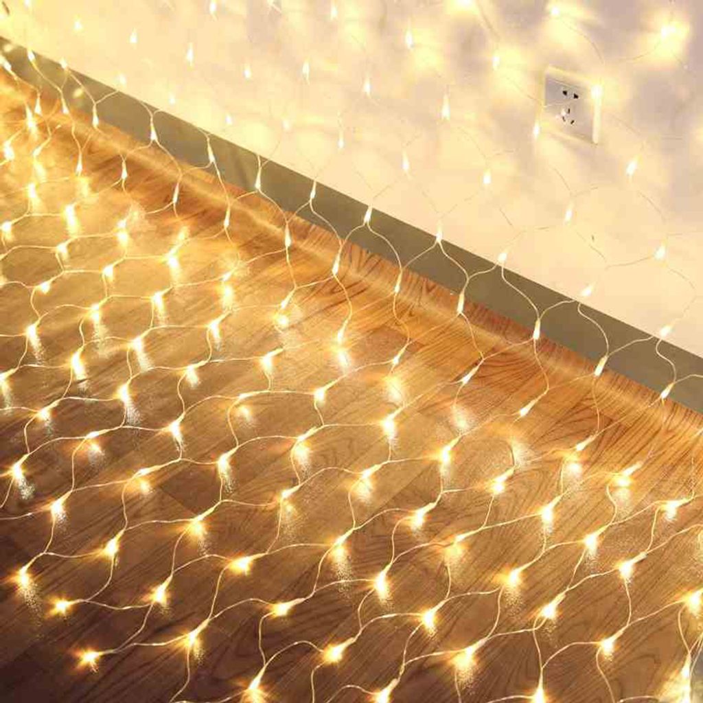 LED Lichterkette Lichternetz Lichtervorhang Innen Außen Weihnacht Sbeleuchtung 