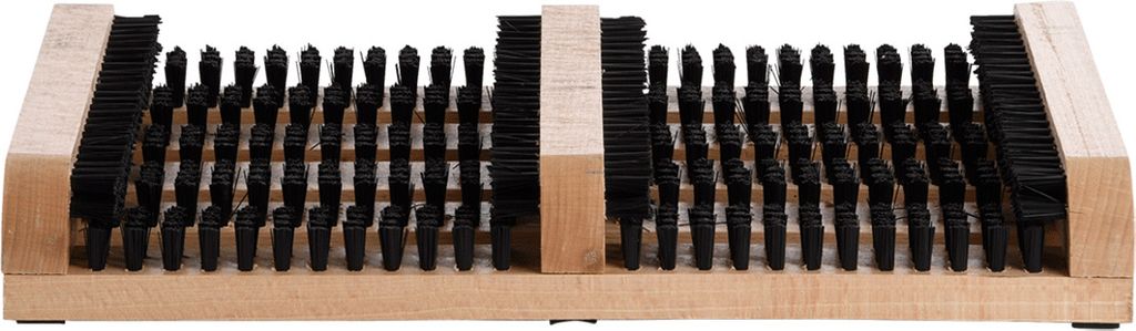 Esschert Design Holz-Schuhabstreifer Bürste - Buchenholz Produktbild 