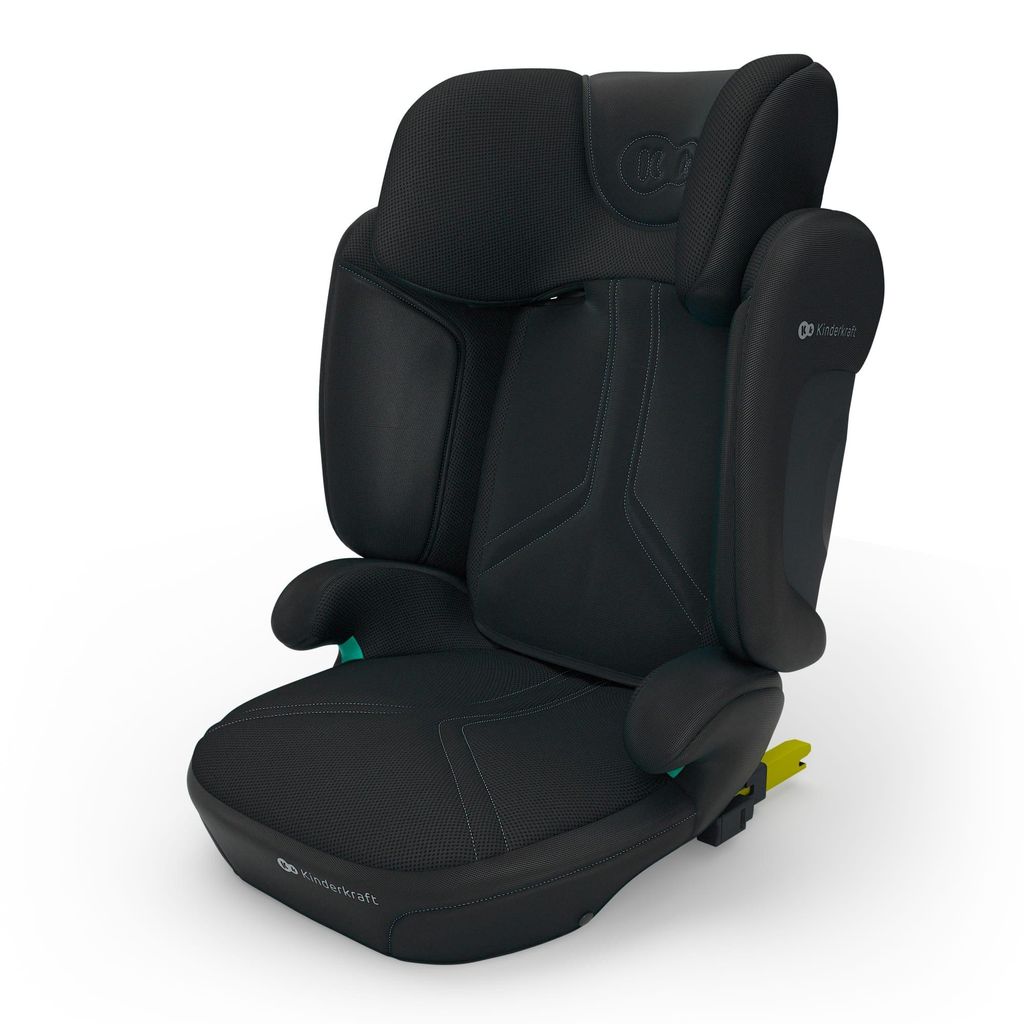Kinderkraft Kindersitz XPAND 2 PRO i-Size – 100-150 cm – ISOFIX & Gurt – DUO EXPAND-System – Seitenaufprallschutz – klappbar, Schwarz