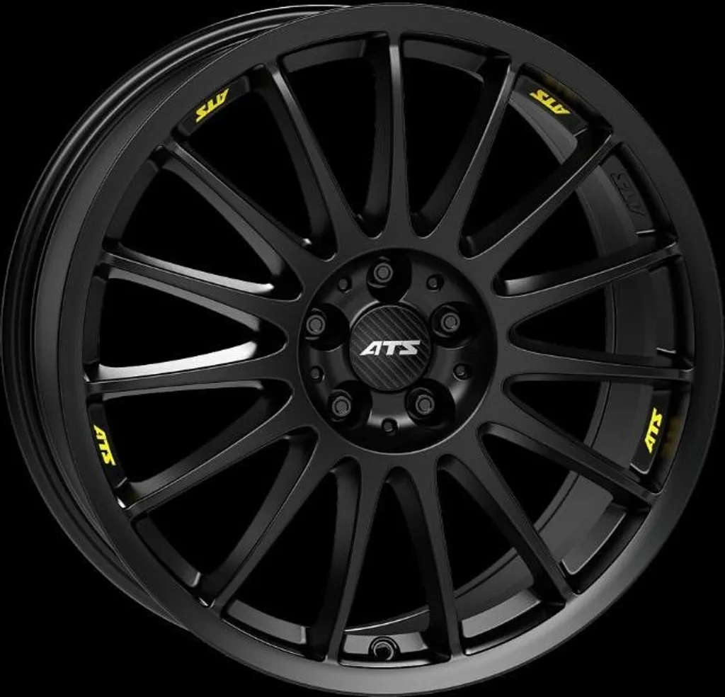 Jante noire mate 17 pouces ATS Streetrallye 5x100 ET38 ultra légère