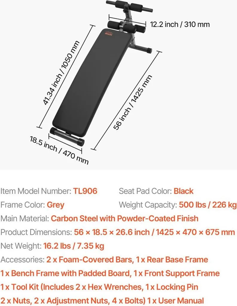 Banc de musculation pliable stable 226 kg contre l'encombrement - 7