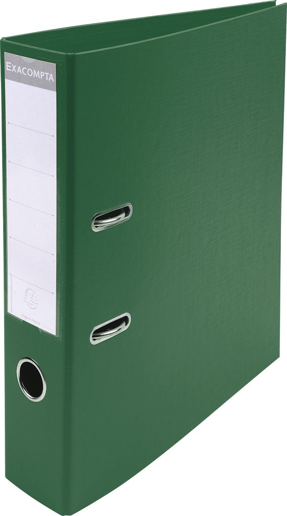 Exacompta 10x Ordner Prem'Touch PVC Rücken 70mm A4 Maxi Dunkelgrün 53753E