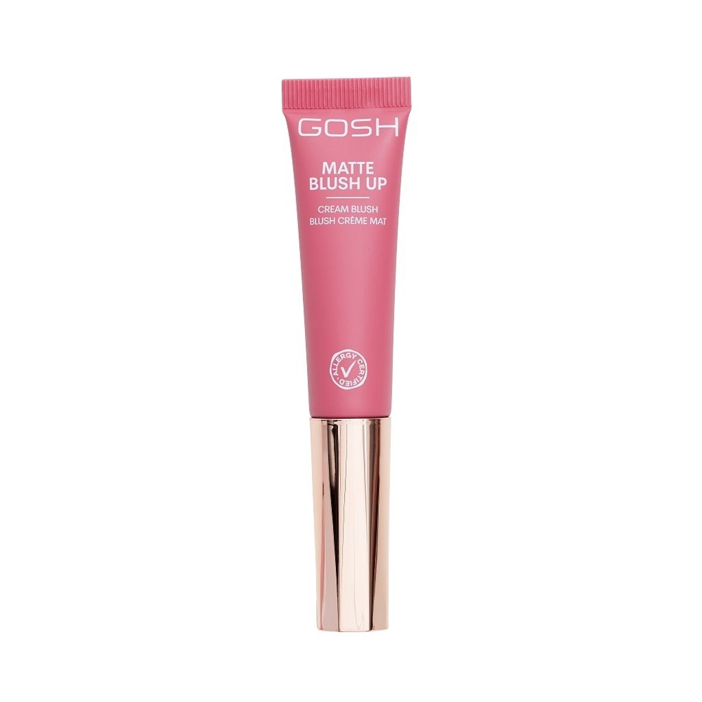 GOSH Cream BLUSH-UP Matte Blush Stick for Defined Facial Features and Smooth Blending Liquid Blush with Built-in Sponge On-the-Go Perfume Free Alle...