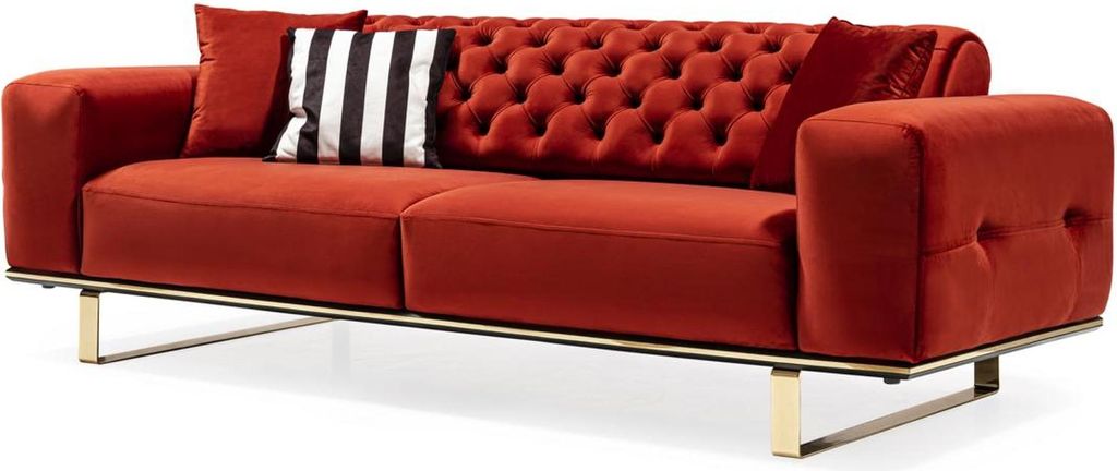 Moderne Chesterfield Couch Praxis Möbel Hotel Einrichtung Luxus Sofa