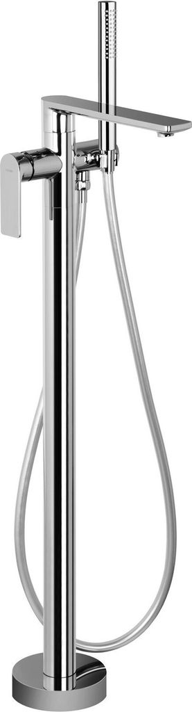 BADLAND Freistehende Badewannenarmatur TRINO Wannenarmatur für Badezimmer in Chrom