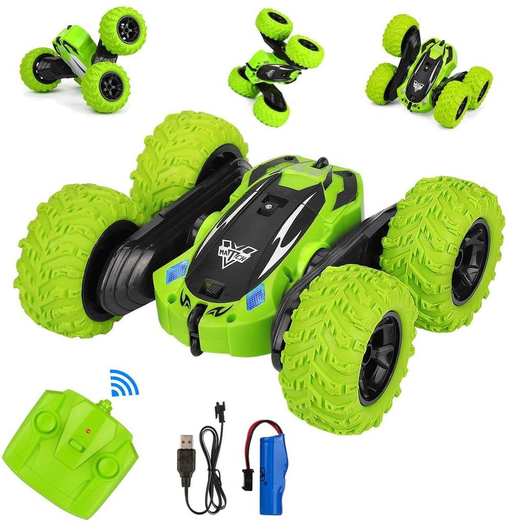 Kinder Fernbedienung Auto 360° drehen Stunt RC Car 4WD Off-Road  24Ghz Spielzeug 