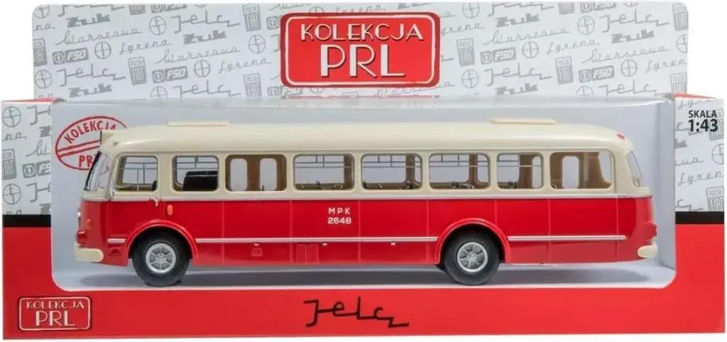 Miniature Jelcz 272 MEX 1:43 bleue pour diorama et vitrine de luxe