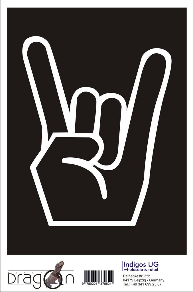 Aufkleber / Autoaufkleber - JDM / Die cut / Auto / OEM - Heavy Metal - 140x110 mm weiß - Heckscheibe / Heckscheibenaufkleber