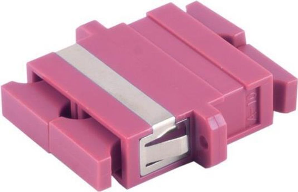 shiverpeaks -BASIC-S--LWL-Verbinder, SC-SC, Duplex, violett (BS07-60063)