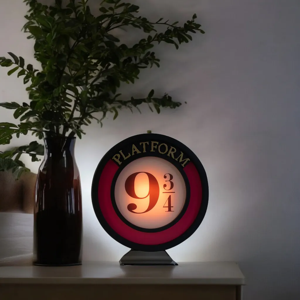 Lampada Harry Potter Binario 9 3/4 Blue Sky Studios LED per Fan - 8