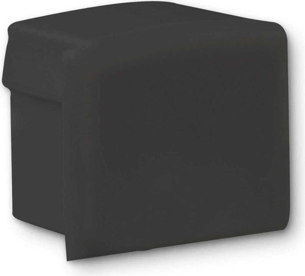 ISOLED Endkappe EC81B schwarz für Profil SURF10, 1 STK