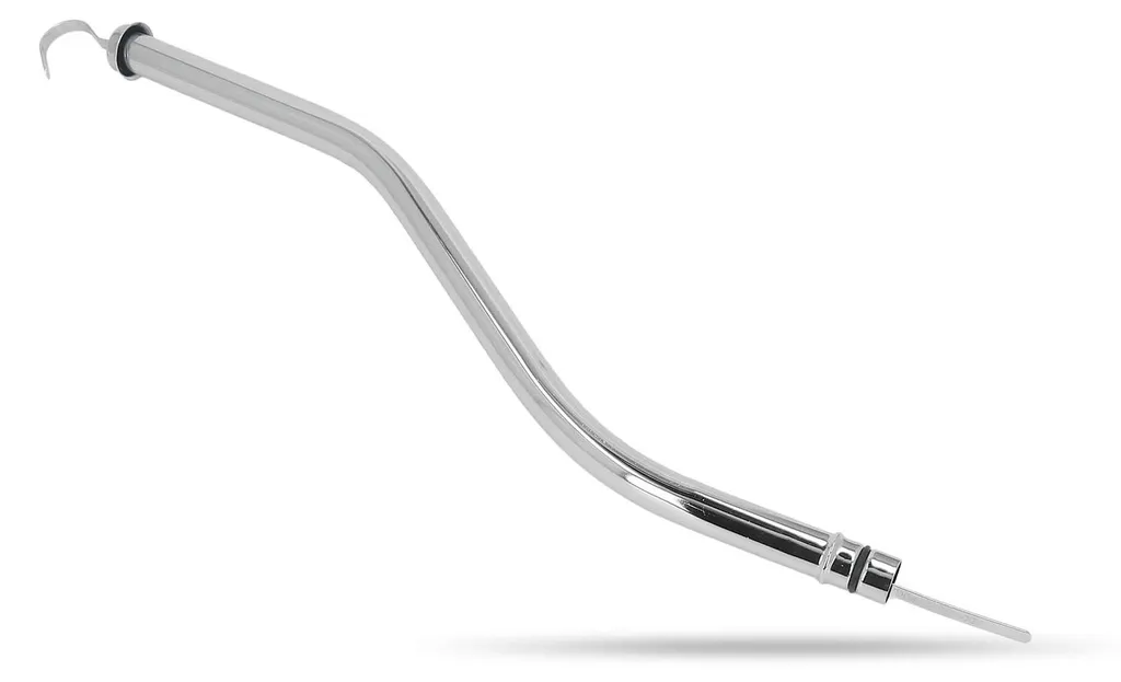 Tube de jauge d'huile inox argenté 18 pouces pour boîte Ford C6