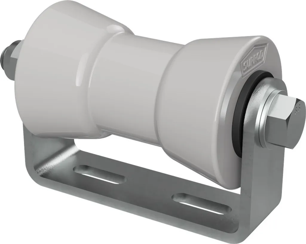 Rullo SUPROD 130mm Grigio Poliuretano Antitraccia Barca Rimorchio