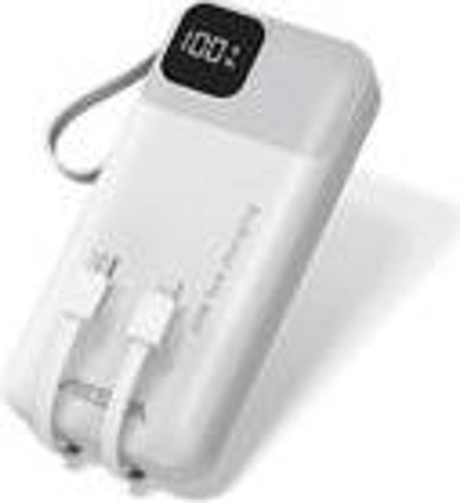 VIESTA® Powerbank 20.000 mAh Weiß Schnellladen 22,5 W PD Produktbild 